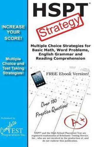 Cover image for HSPT Strategy: Winning Multiple Choice Strategies for the HSPT Test