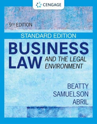 Business Law and the Legal Environment - Standard Edition