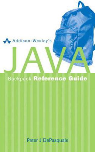 Cover image for Addison-Wesley's Java Backpack Reference Guide