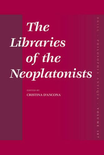 Cover image for The Libraries of the Neoplatonists