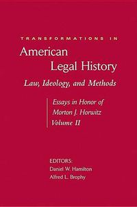 Cover image for Transformations in American Legal History