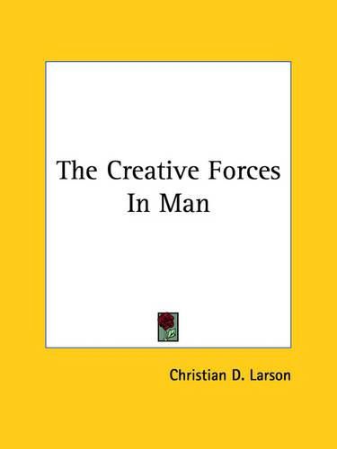 Cover image for The Creative Forces in Man