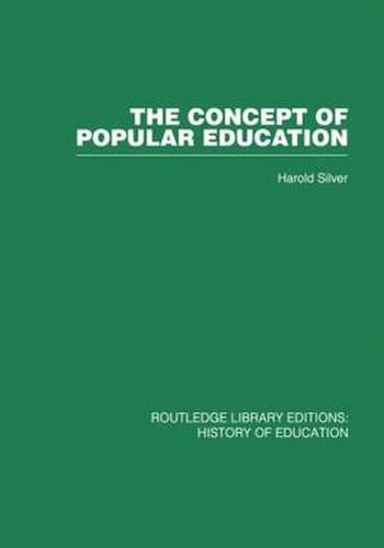 Cover image for The Concept of Popular Education