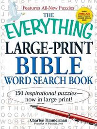 Cover image for The Everything Large-Print Bible Word Search Book