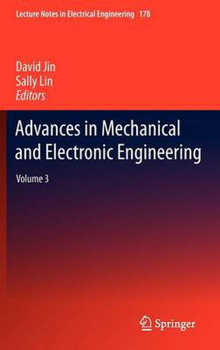 Cover image for Advances in Mechanical and Electronic Engineering: Volume 3