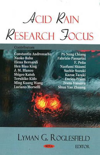 Cover image for Acid Rain Research Focus