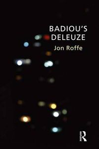 Cover image for Badiou's Deleuze