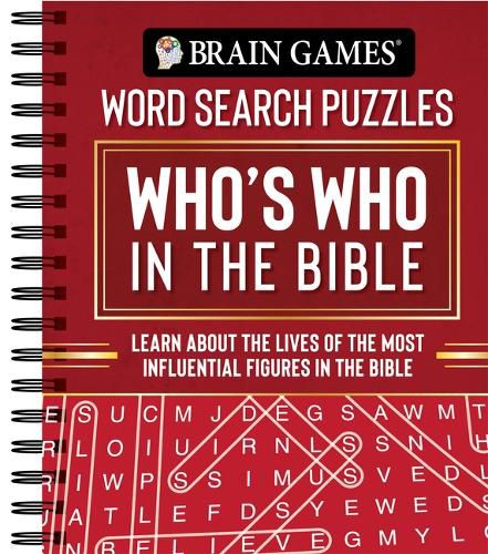 Cover image for Brain Games - Word Search Puzzles: Who's Who in the Bible: Learn about the Lives of the Most Influential Figures in the Bible