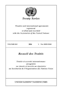 Cover image for Treaty Series 3103 (English/French Edition)