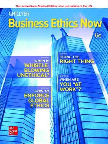 Cover image for ISE Business Ethics Now