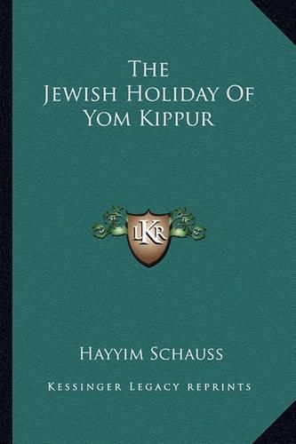 The Jewish Holiday of Yom Kippur