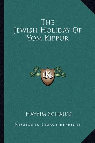 Cover image for The Jewish Holiday of Yom Kippur