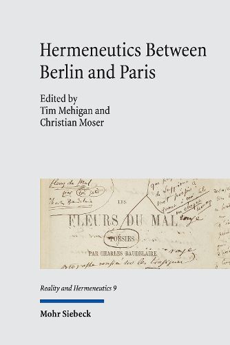 Cover image for Hermeneutics Between Berlin and Paris