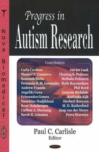 Cover image for Progress in Autism Research