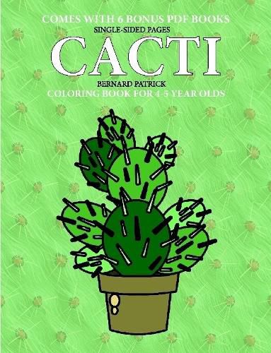 Cover image for Coloring Book for 4-5 Year Olds (Cacti)