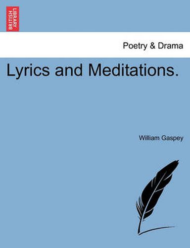 Cover image for Lyrics and Meditations.