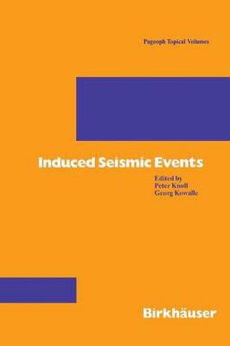 Cover image for Induced Seismic Events