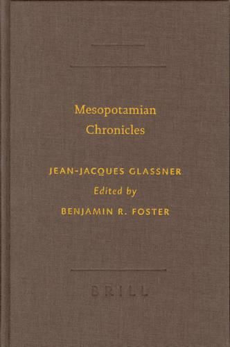 Cover image for Mesopotamian Chronicles