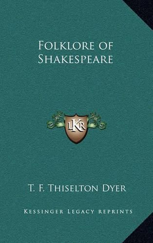 Cover image for Folklore of Shakespeare