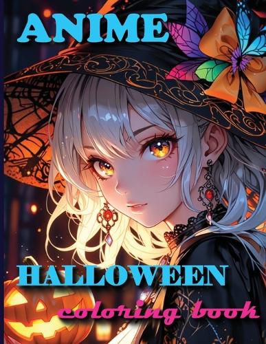 Cover image for ANİME Halloween Coloring Book