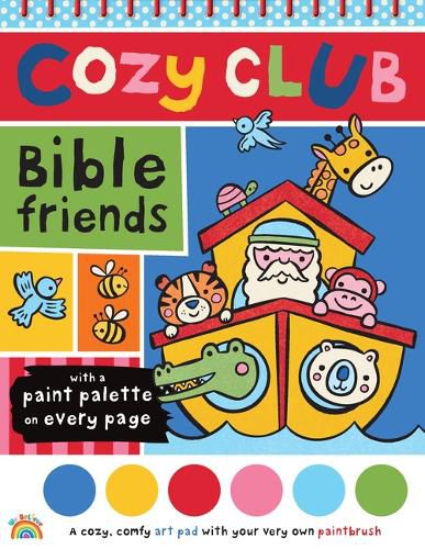 Cover image for Cozy Club Bible Friends Art Pad