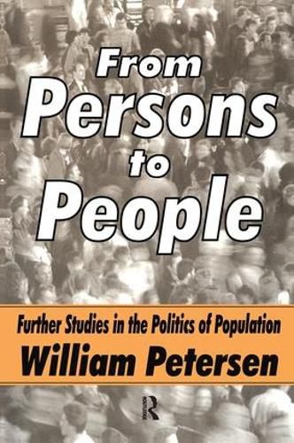 Cover image for From Persons to People: A Second Primer in Demography