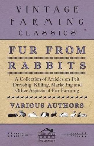 Cover image for Fur from Rabbits - A Collection of Articles on Pelt Dressing, Killing, Marketing and Other Aspects of Fur Farming