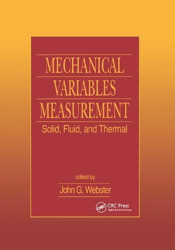 Cover image for Mechanical Variables Measurement - Solid, Fluid, and Thermal