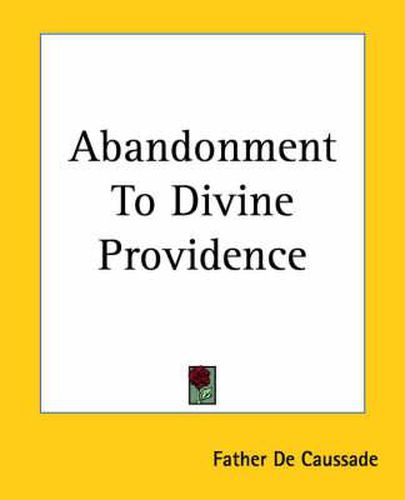 Cover image for Abandonment To Divine Providence