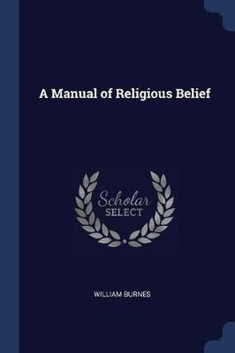 A Manual of Religious Belief