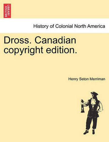 Cover image for Dross. Canadian Copyright Edition.