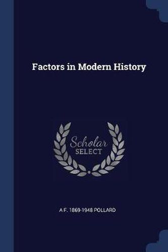 Cover image for Factors in Modern History