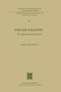 Cover image for Yves de Vallone: The Making of an Esprit-Fort