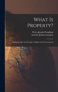 Cover image for What Is Property?