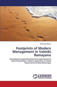 Cover image for Footprints of Modern Management in Valmiki Ramayana