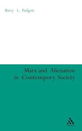 Cover image for Marx and Alienation in Contemporary Society