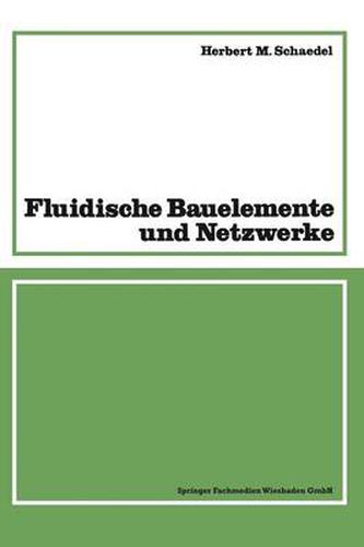 Cover image for Fluidische Bauelemente Und Netzwerke