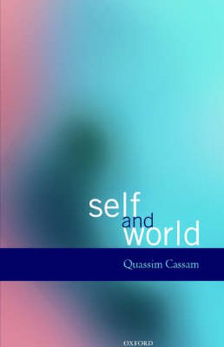 Cover image for Self and World