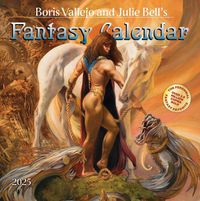 Cover image for Boris Vallejo and Julie Bell's Fantasy Wall Calendar 2025