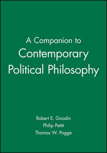 Cover image for A Companion to Contemporary Political Philosophy