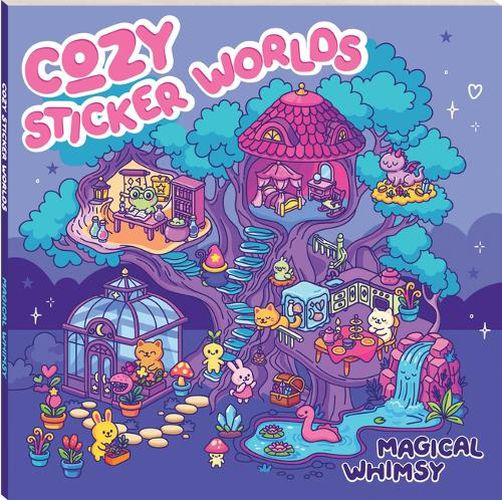 Cover image for Cozy Sticker Worlds Magical Whimsy