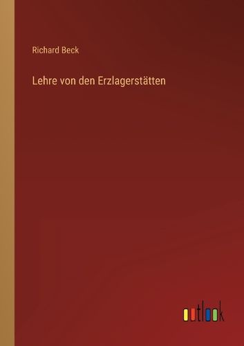 Cover image for Lehre von den Erzlagerstaetten