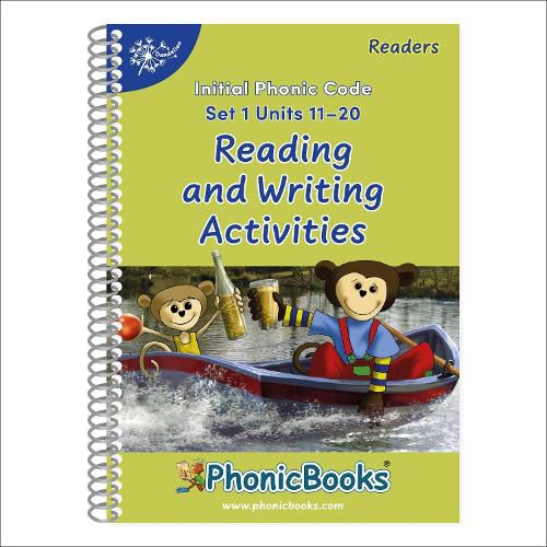 Cover image for Phonic Books Dandelion Readers Reading and Writing Activities Set 1 Units 11-20 Pip Gets Rich (Two Letter Spellings sh, ch, th, ng, qu, wh, -ed, -ing, -le)