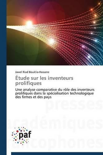 Cover image for Etude Sur Les Inventeurs Prolifiques