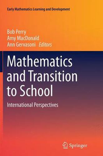 Cover image for Mathematics and Transition to School: International Perspectives