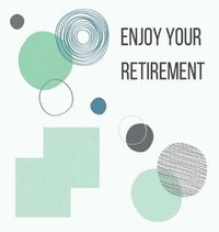 Cover image for Happy Retirement Guest Book with lined pages (hardback)