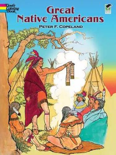 Cover image for Great Native Americans Coloring Book