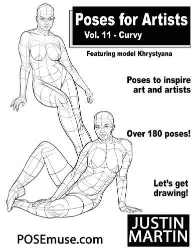 Cover image for Poses for Artists Volume 11 Curvy