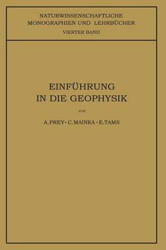 Cover image for Einfuhrung in Die Geophysik