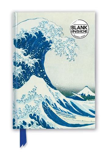 Cover image for Hokusai The Great Wave Foiled Blank Journal